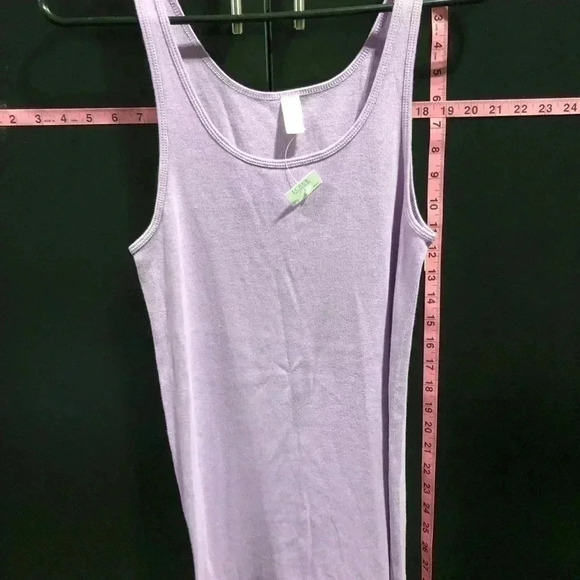J. Crew Rib Knit Scoop neck,lavender/purple tank top/shell - Picture 6 of 6